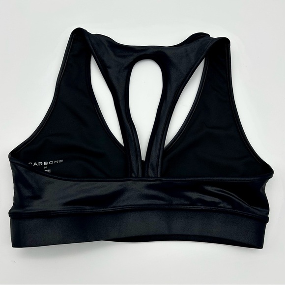 Carbon38 - Black Metallic, Sports Bra. - Picture 2 of 7